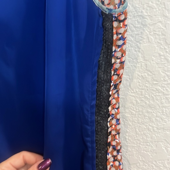 Sachin + Babi Blue red  black Lace Top size 0. Absolutely stunning top! Cruise - Picture 10 of 10